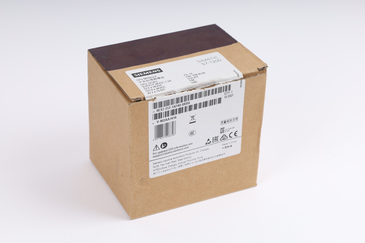 6ES7212-1AF40-0XB0 New in an open package