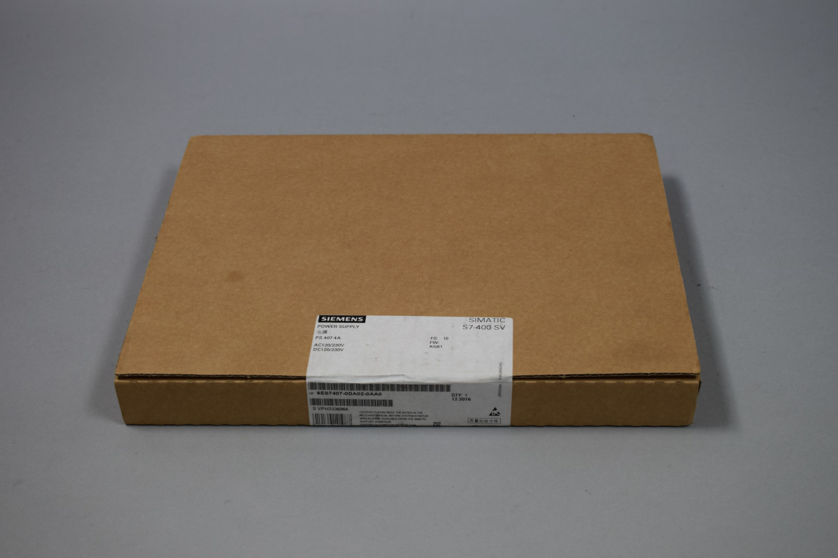 6ES7407-0DA02-0AA0 Novo u zatvorenom pakiranju
