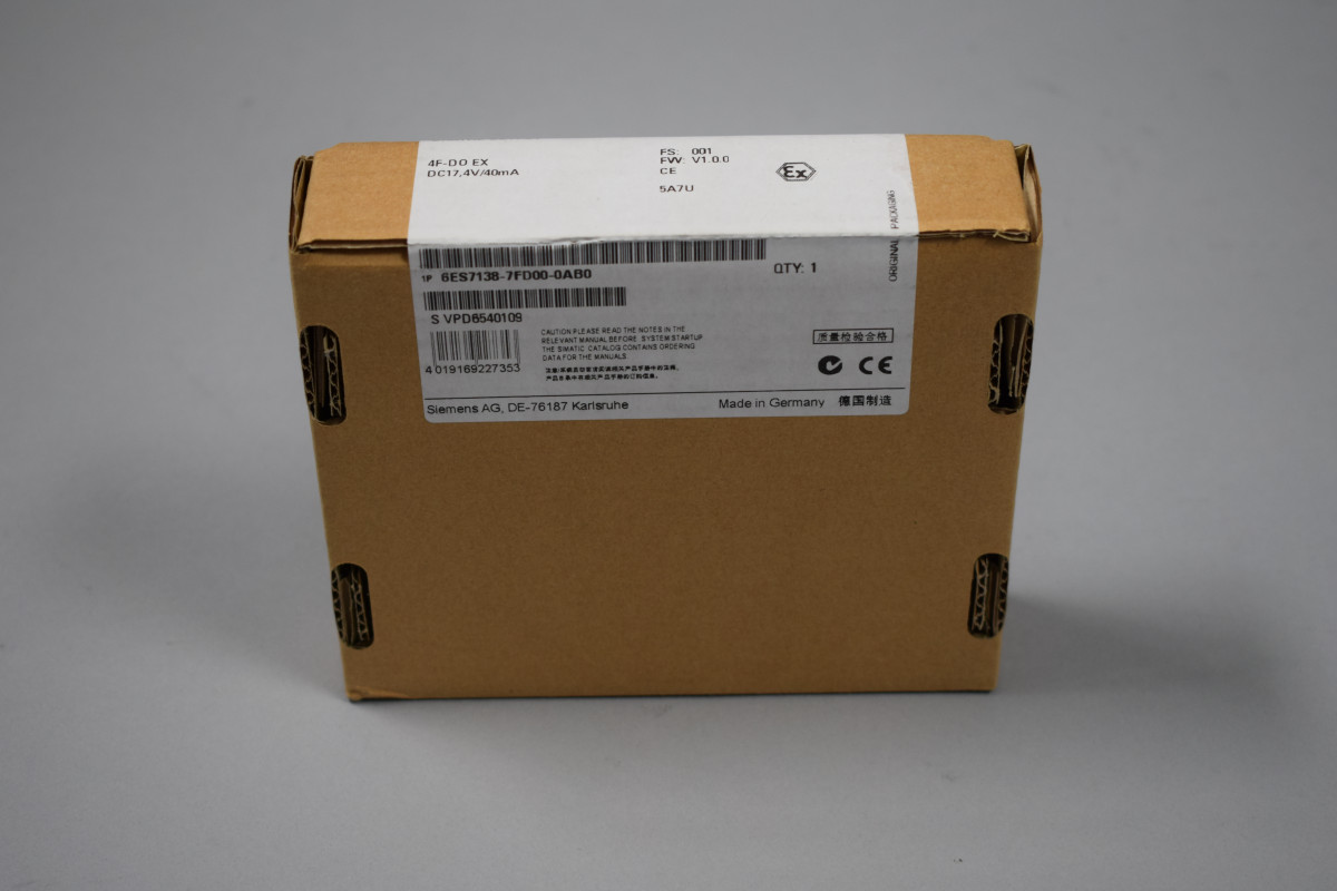 6ES7138-7FD00-0AB0 Nei am zouene Pak