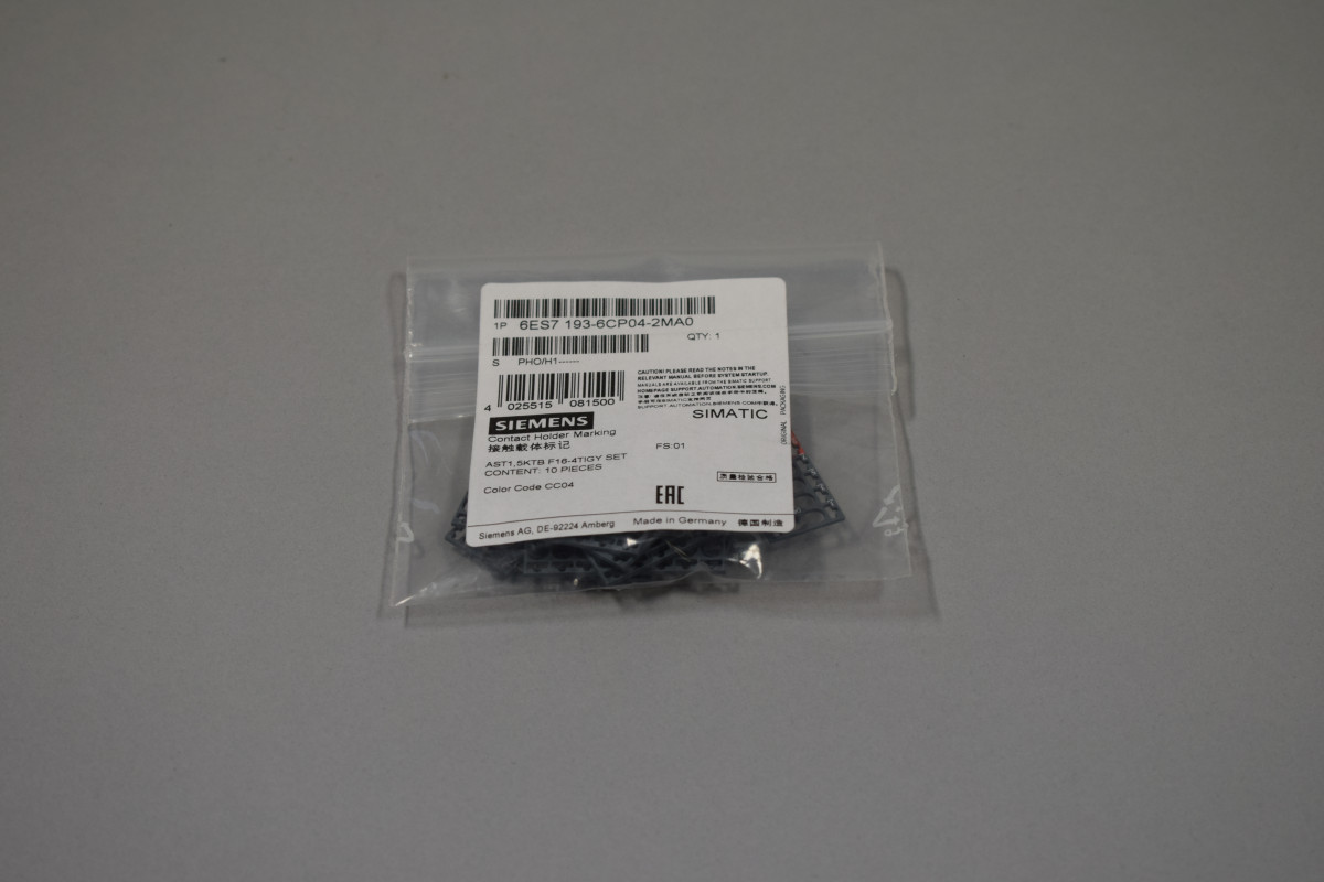 6ES7193-6CP04-2MA0 Novo u zatvorenom pakiranju