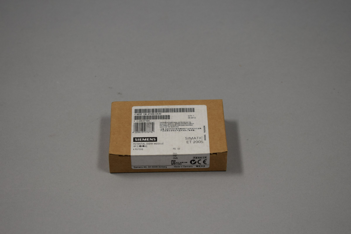 6ES7138-4FD00-0AA0 Nei am zouene Pak