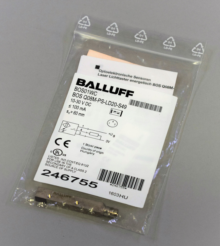 BOS Q08M-PS-LD20-S49 BOS01WC New in sealed package