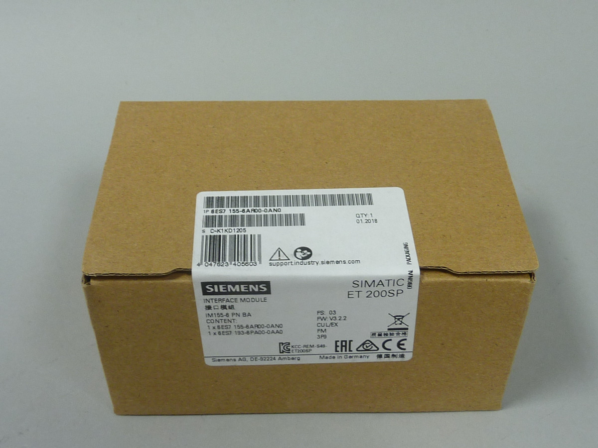 6ES7155-6AR00-0AN0 New in sealed package