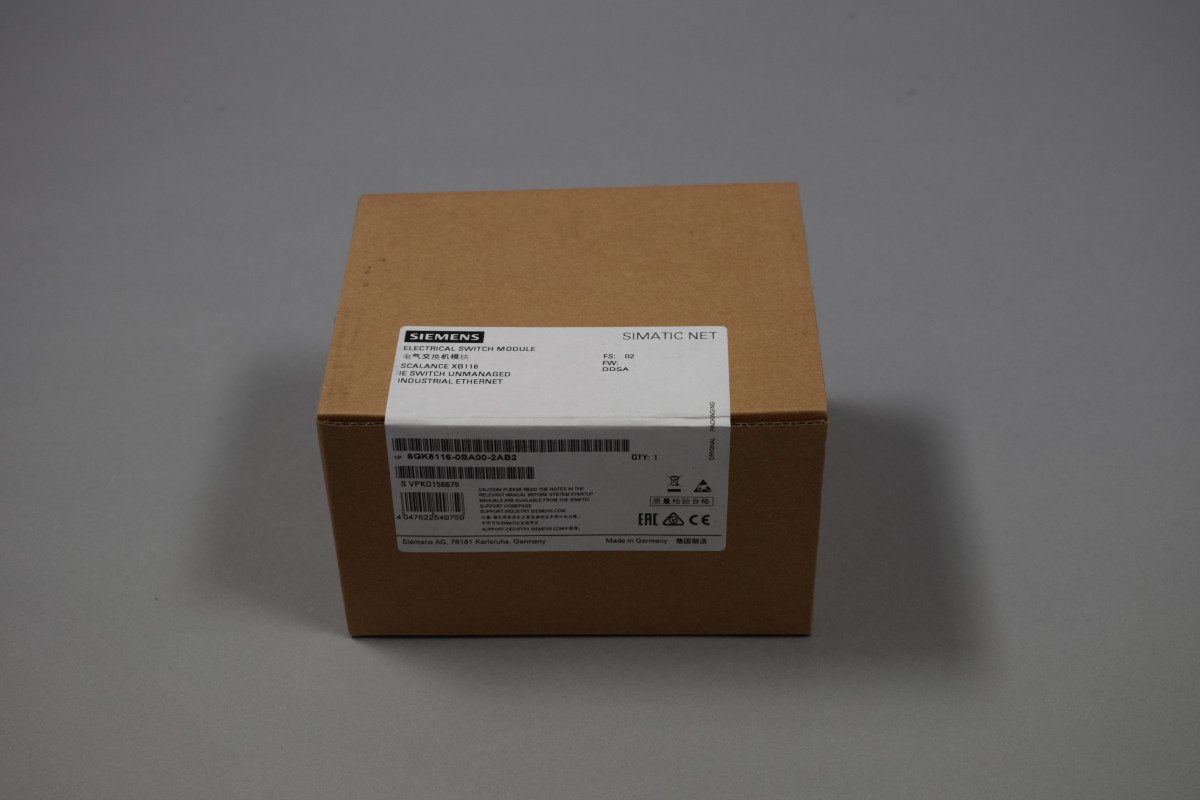 6GK5116-0BA00-2AB2 Neu in versiegelter Verpackung