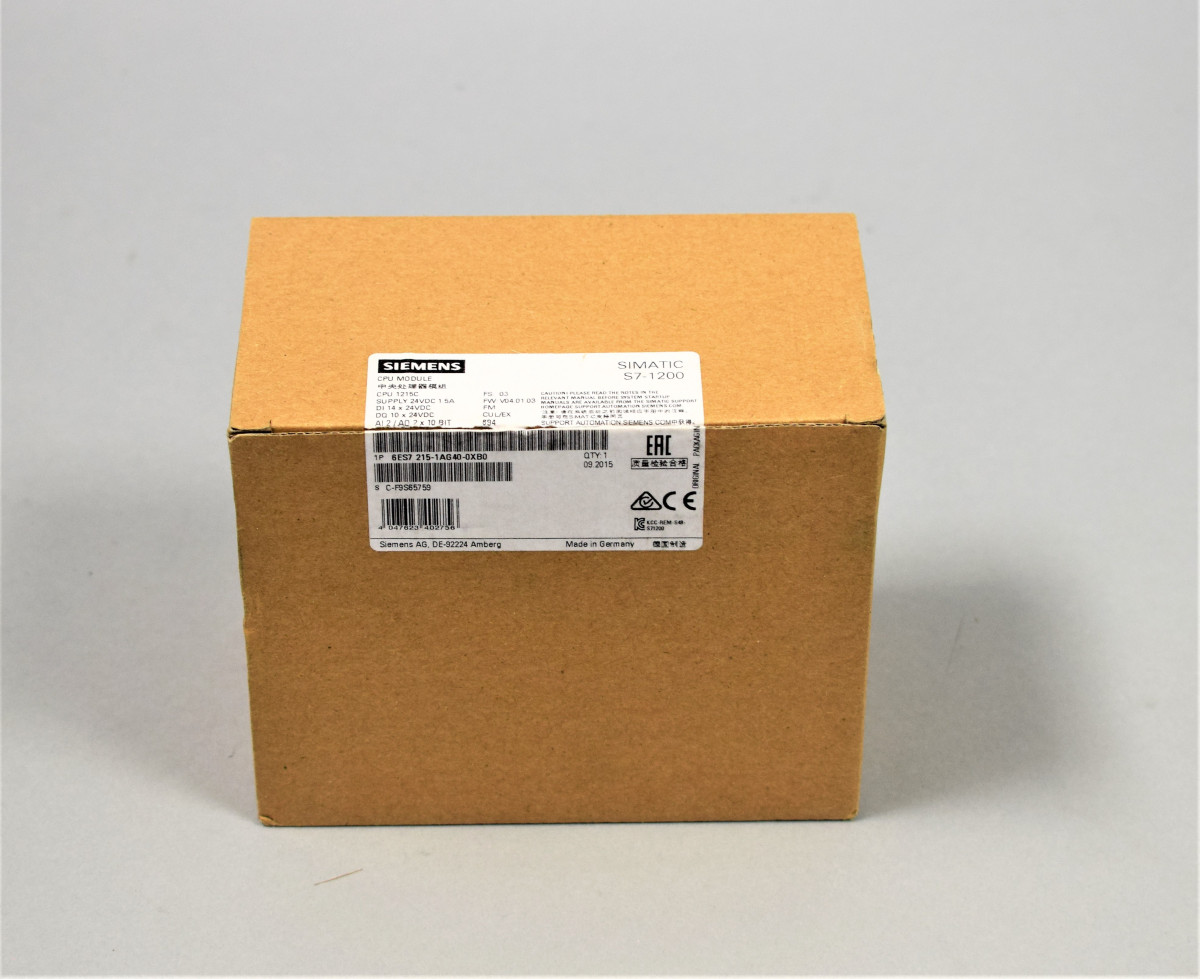 6ES7215-1AG40-0XB0 New in an open package