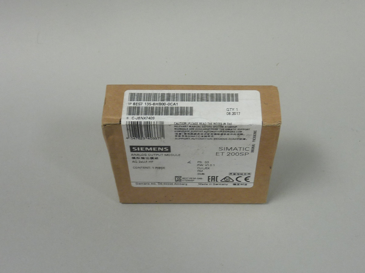 6ES7135-6HB00-0CA1 Nei am zouene Pak