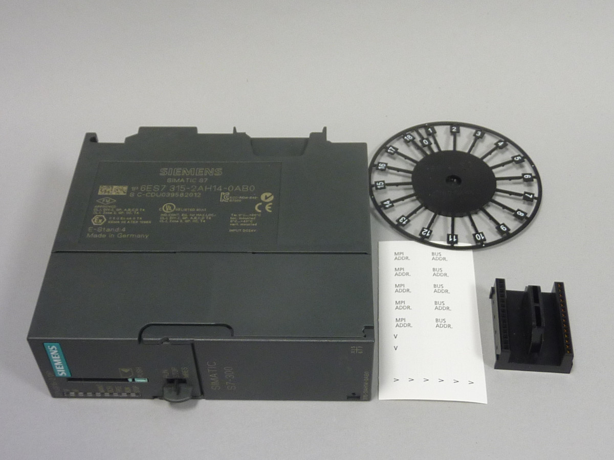 6ES7315-2AH14-0AB0 Ny uten boks