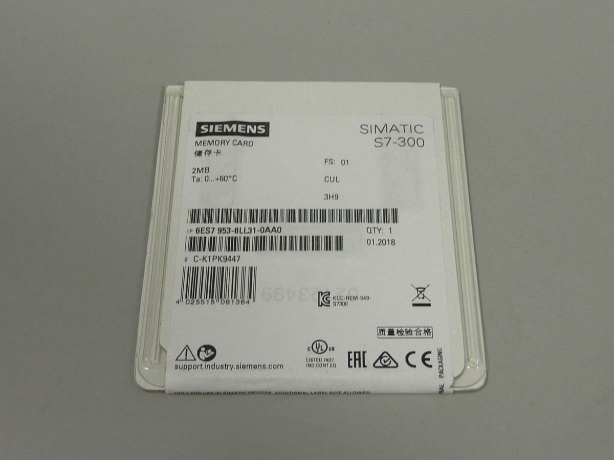 6ES7953-8LL31-0AA0 New in sealed package