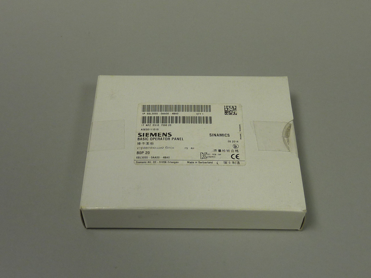 6SL3055-0AA00-4BA0 Nei am zouene Pak