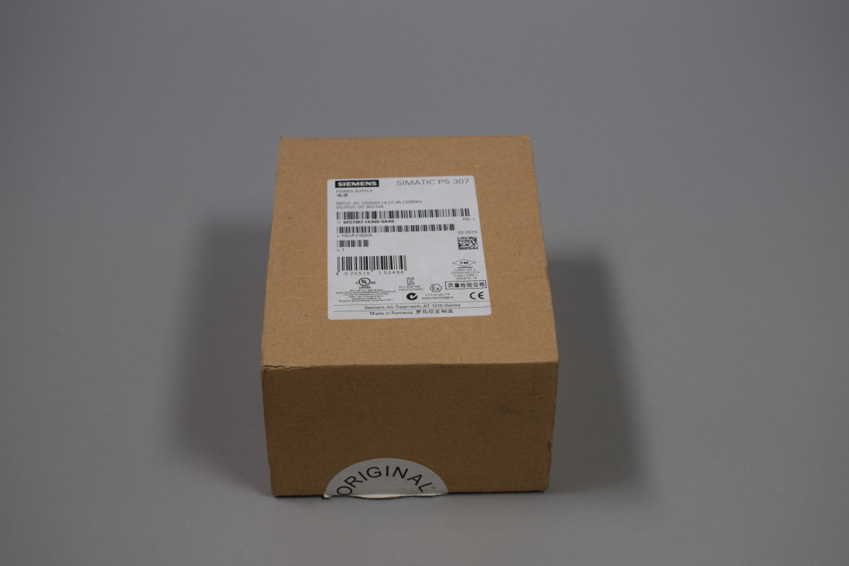 6ES7307-1KA02-0AA0 Ny i åpen pakke