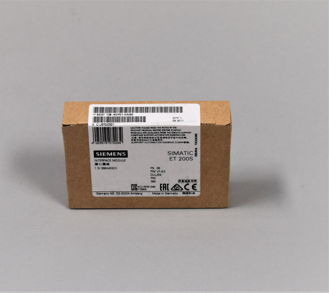 6ES7138-4DF01-0AB0 New in sealed package