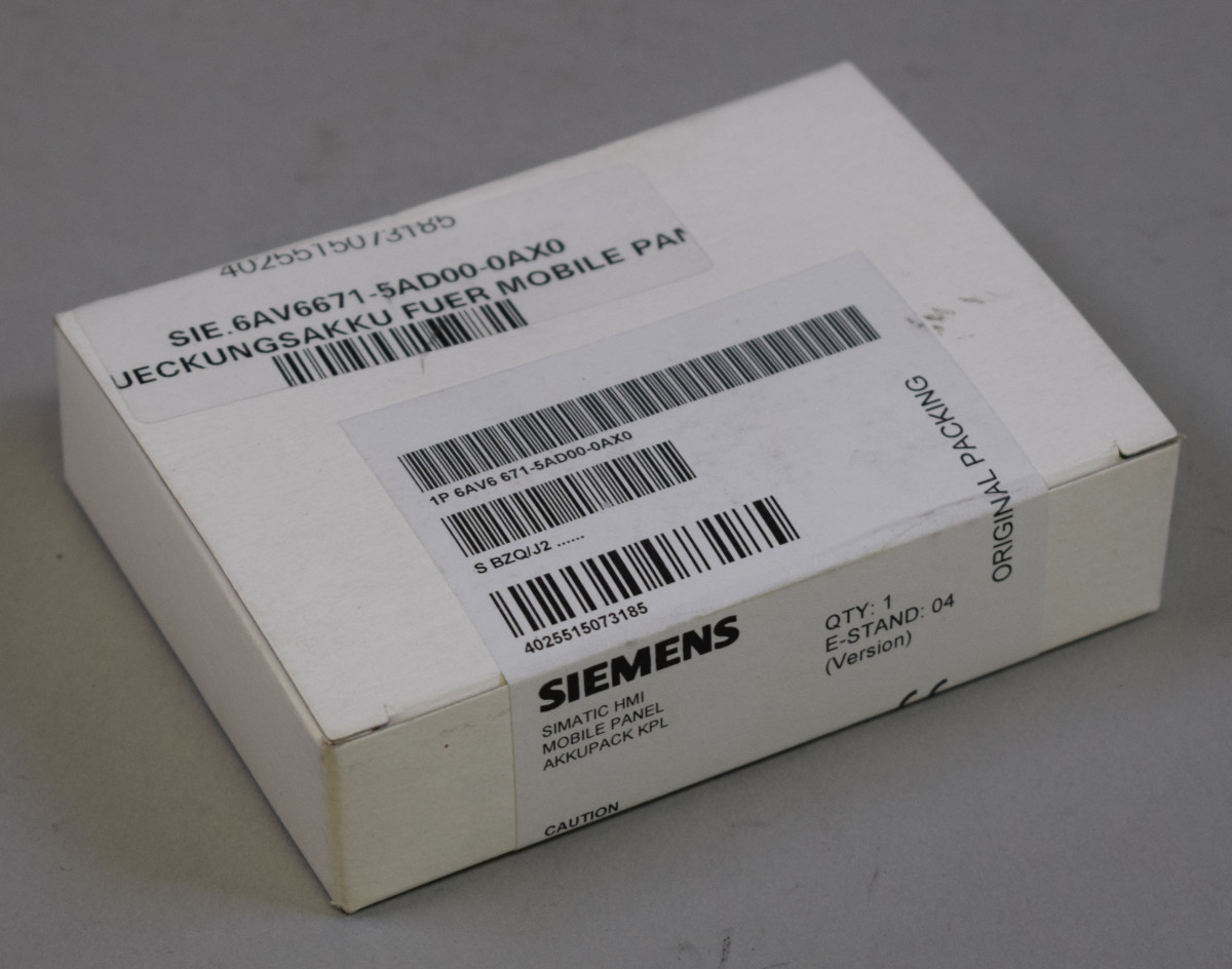 6AV6671-5AD00-0AX0 Novo u zatvorenom pakiranju