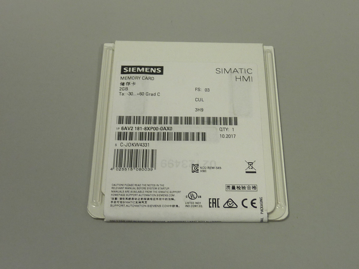 6AV2181-8XP00-0AX0 Novo u zatvorenom pakiranju