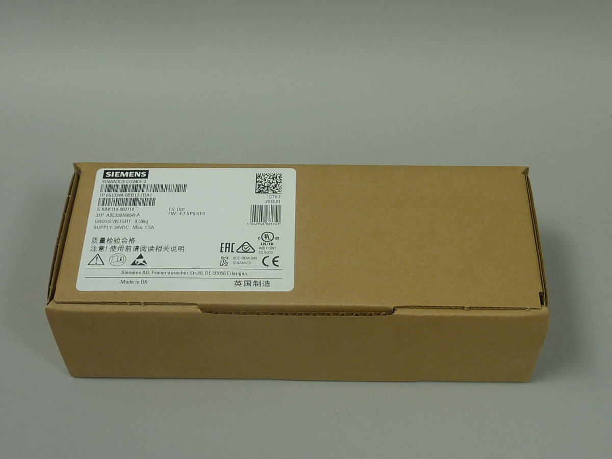 6SL3244-0BB12-1BA1 Novo u zatvorenom pakiranju