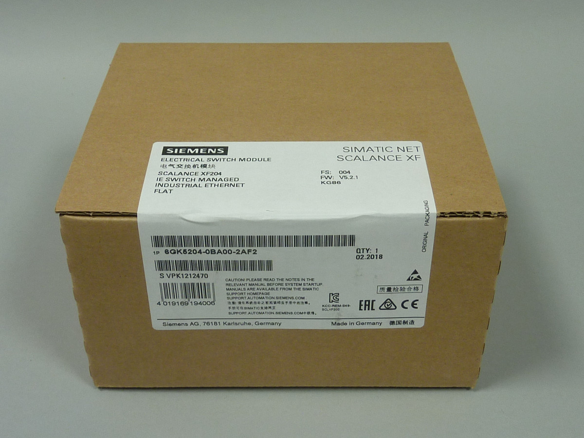 6GK5204-0BA00-2AF2 Novo u zatvorenom pakiranju