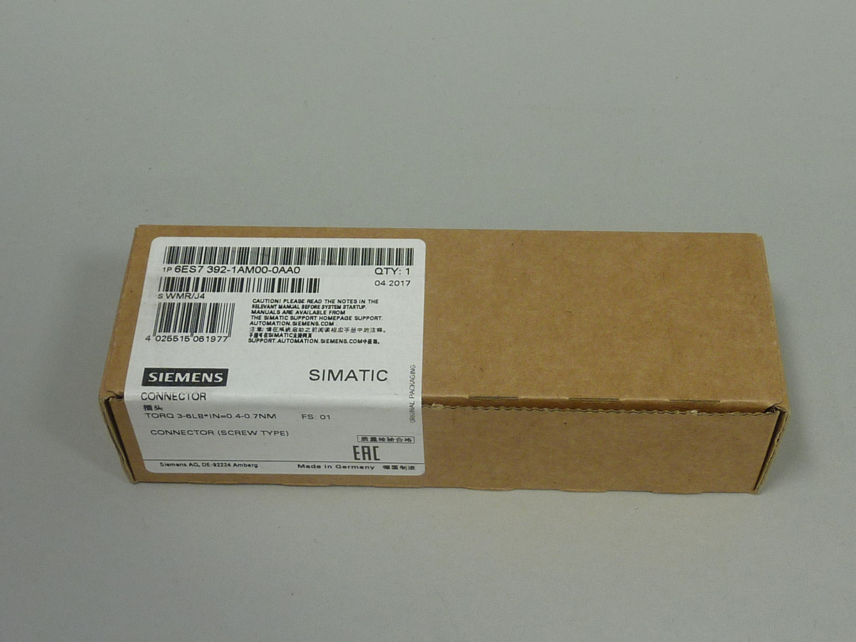 6ES7392-1AM00-0AA0 Novo u zatvorenom pakiranju