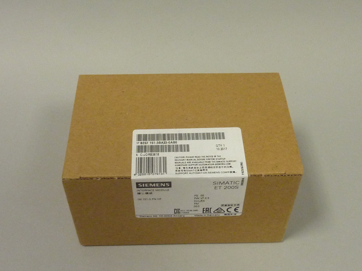 6ES7151-3BA23-0AB0 New in sealed package