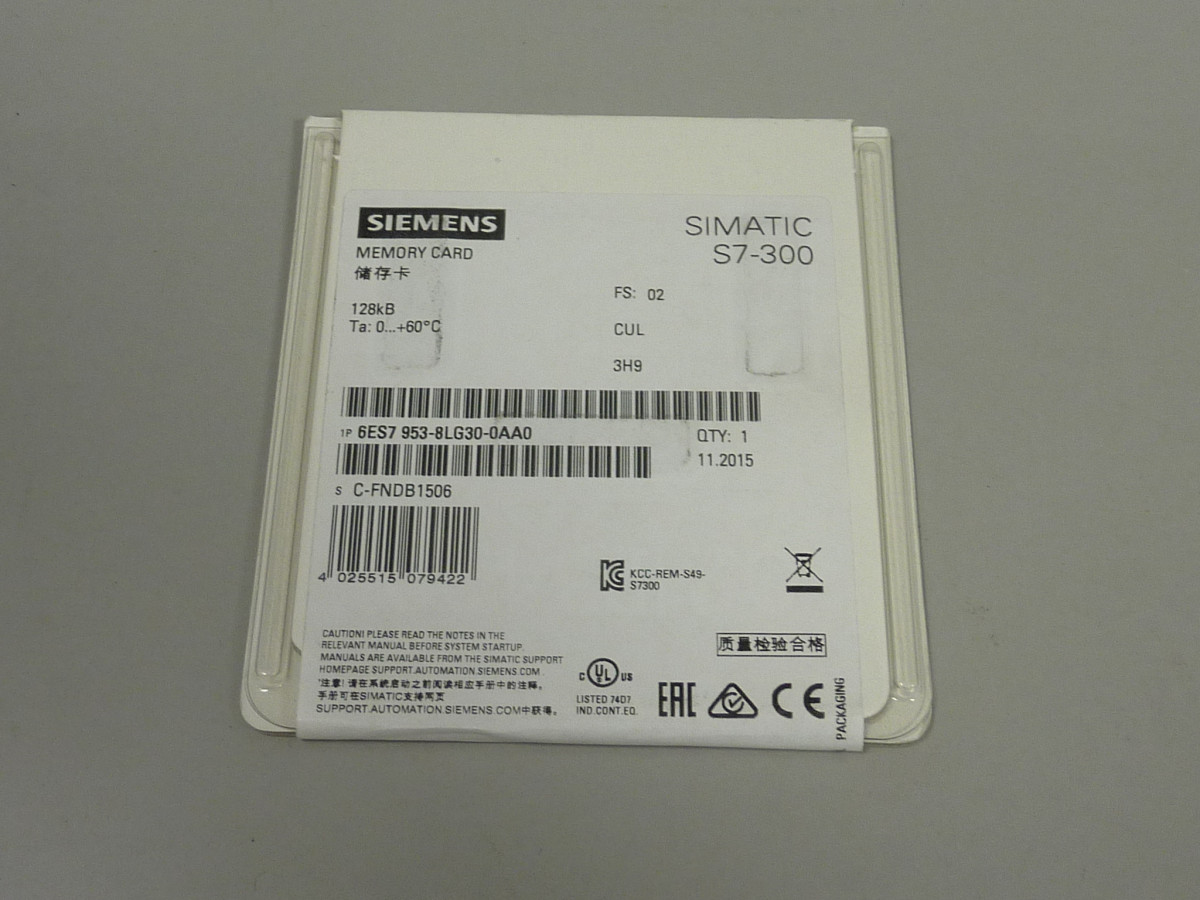 6ES7953-8LG30-0AA0 Ny i forseglet pakke