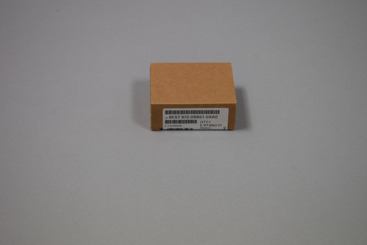 6ES7972-0BB51-0XA0 Ny i forseglet pakke