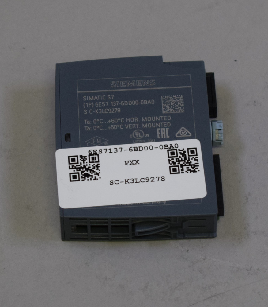 6ES7137-6BD00-0BA0 korišteno