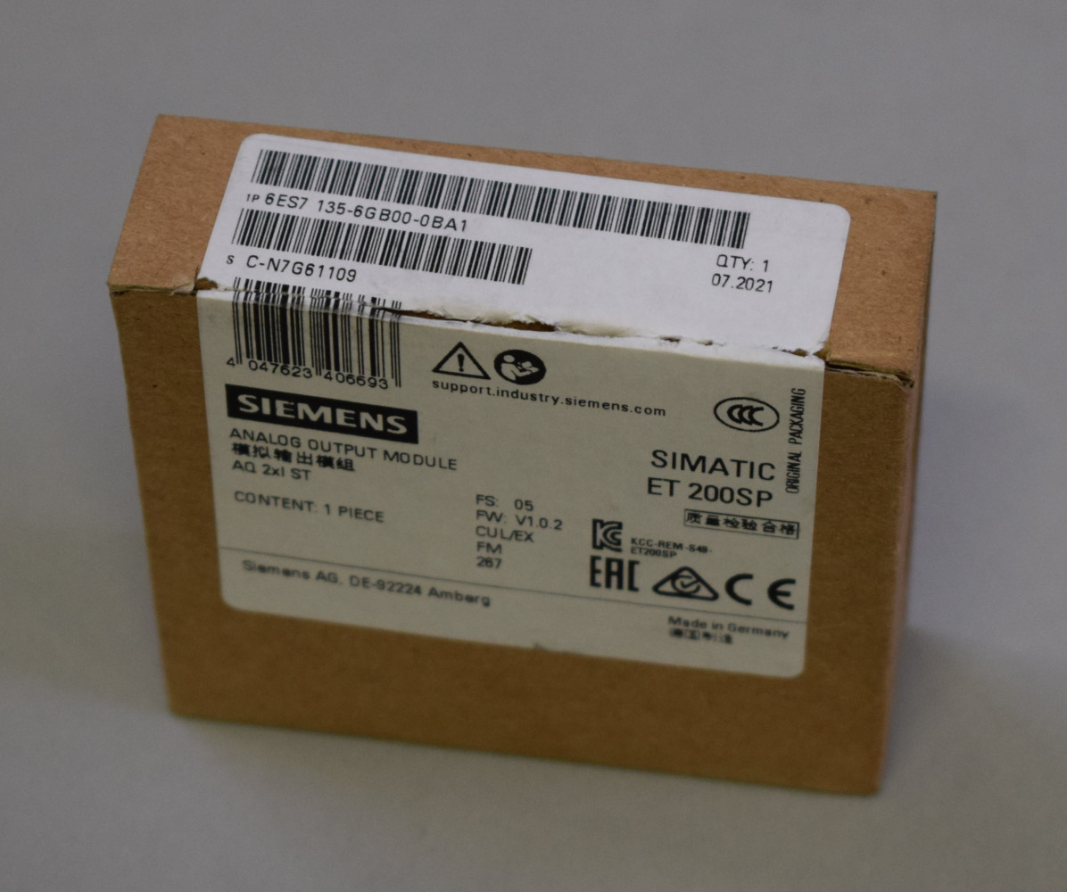 6ES7135-6GB00-0BA1 Novo u otvorenom pakiranju