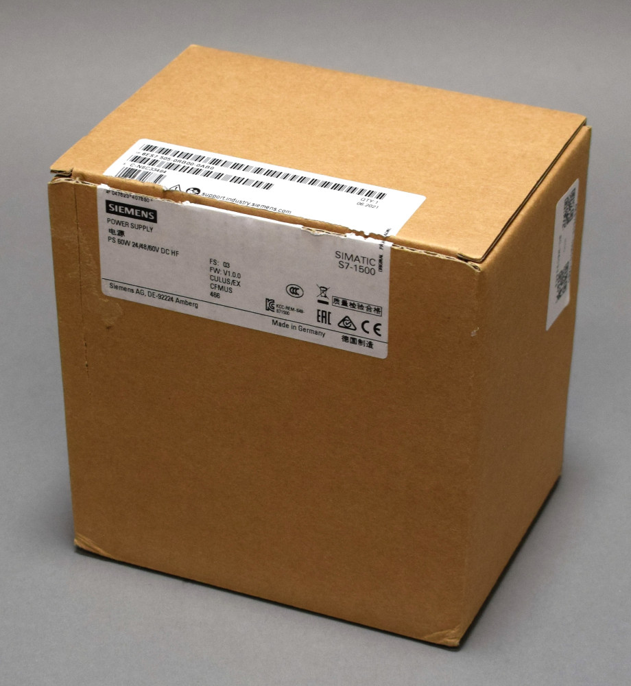 6ES7505-0RB00-0AB0 Ny i åpen pakke