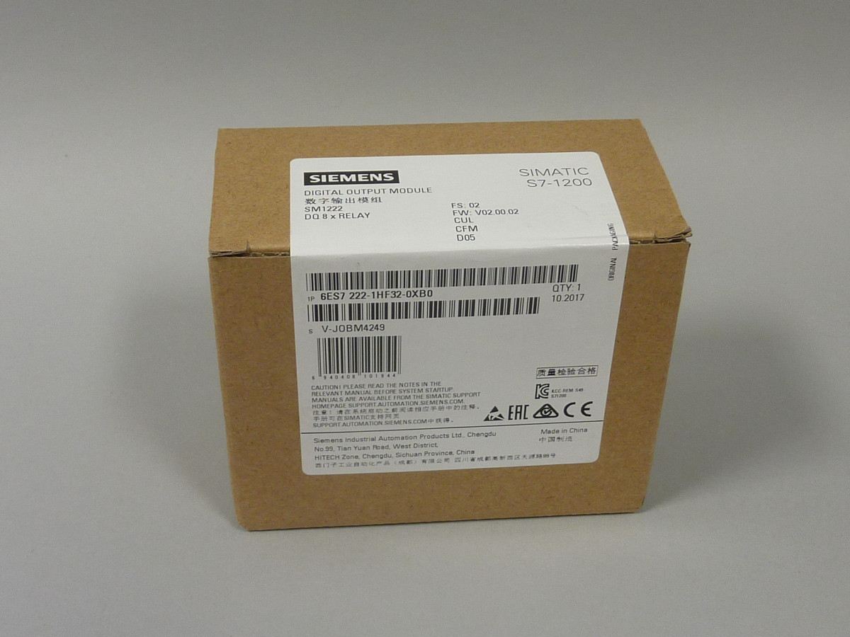 6ES7222-1HF32-0XB0 New in sealed package
