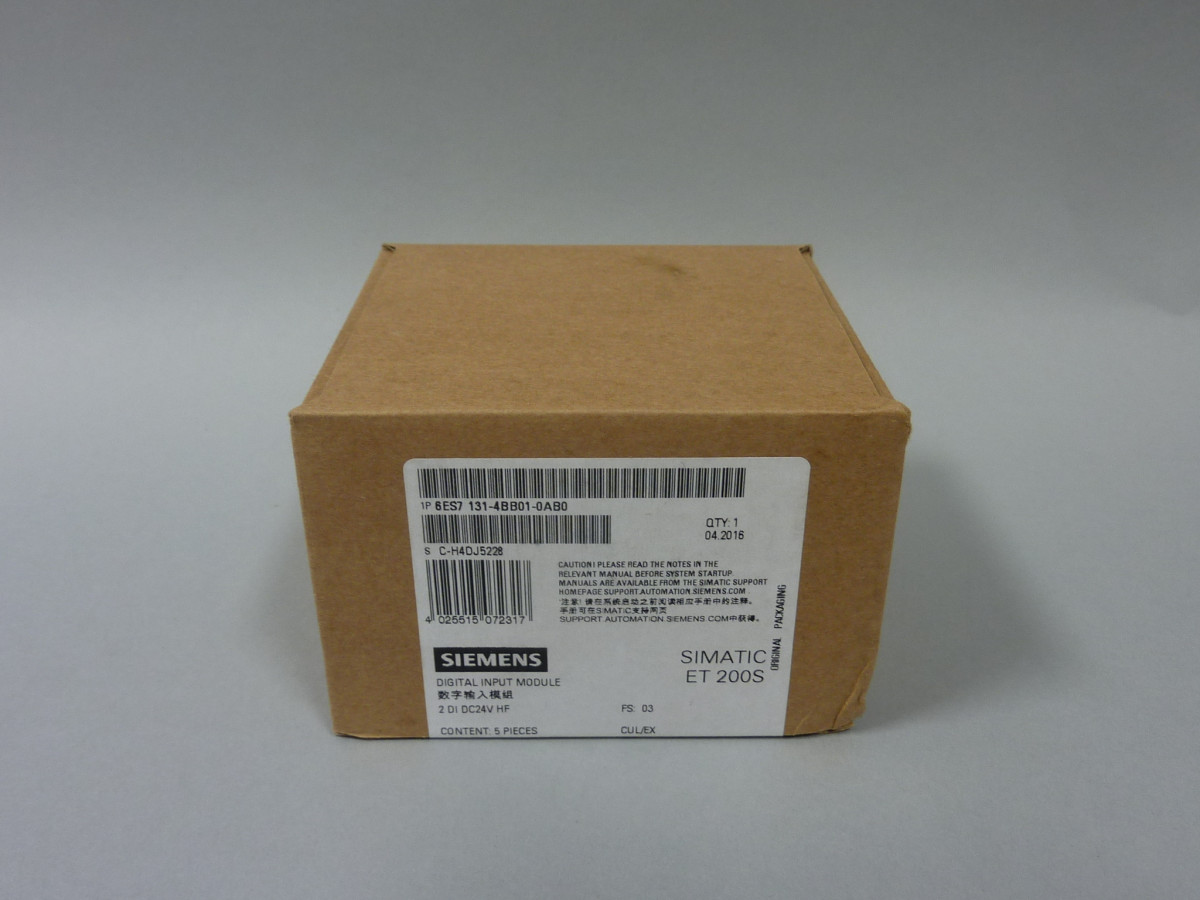 6ES7131-4BB01-0AB0 Ny i forseglet pakke