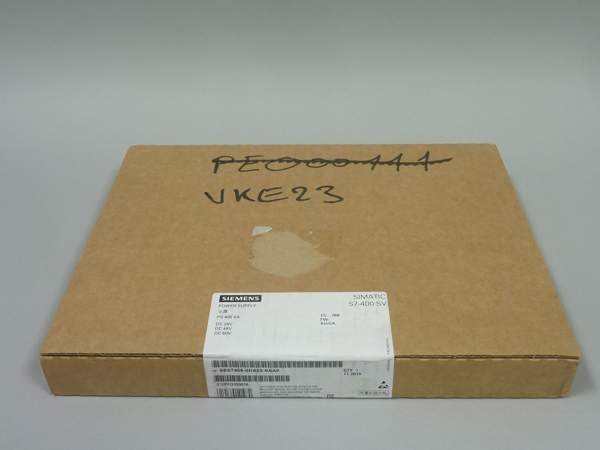 6ES7405-0DA02-0AA0 Ny i forseglet pakke
