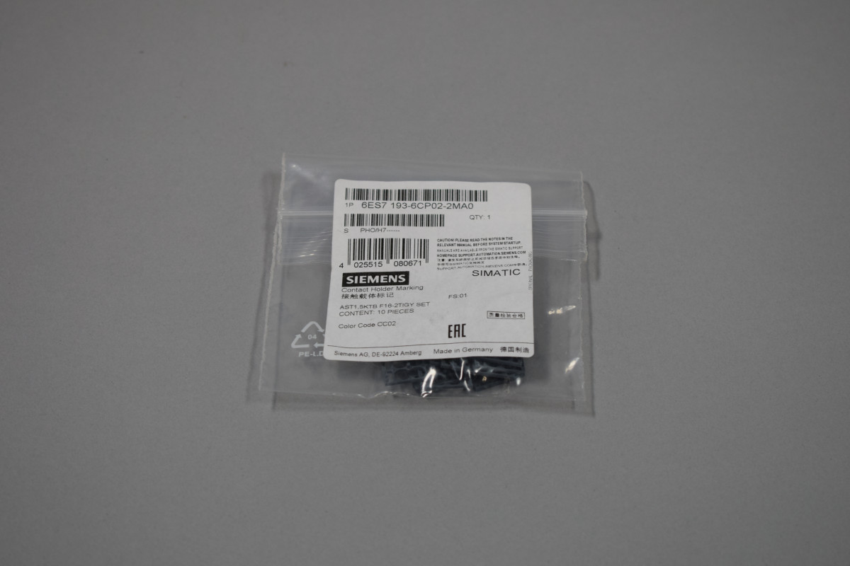 6ES7193-6CP02-2MA0 Neu in versiegelter Verpackung