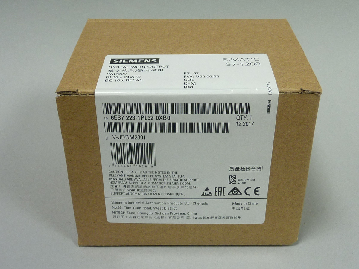 6ES7223-1PL32-0XB0 Neu in versiegelter Verpackung