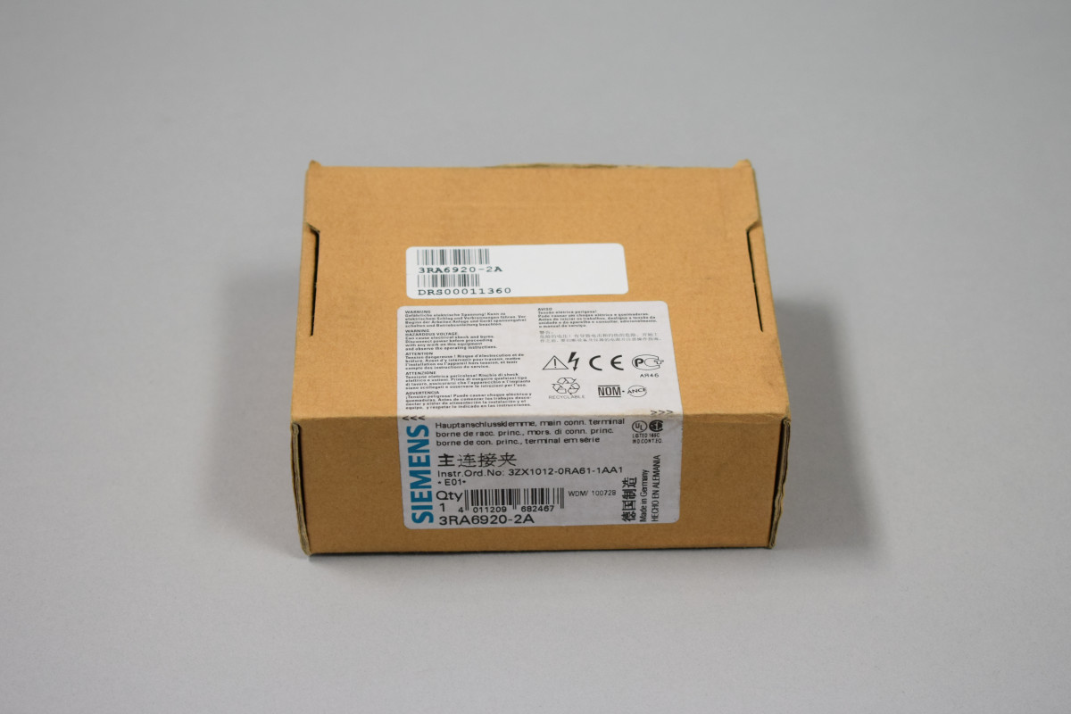 3RA6920-2A Neu in versiegelter Verpackung