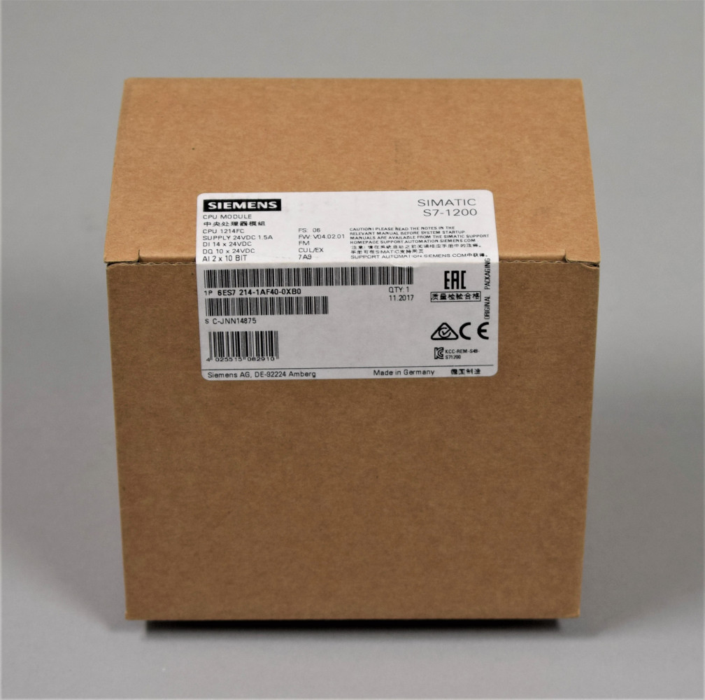 6ES7214-1AF40-0XB0 New in sealed package