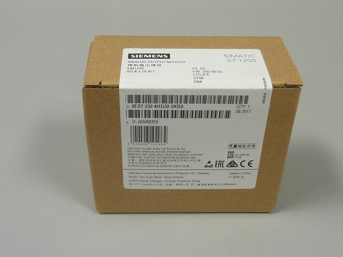 6ES7232-4HD32-0XB0 Neu in versiegelter Verpackung