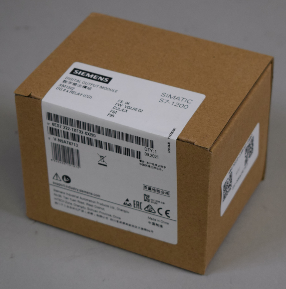 6ES7222-1XF32-0XB0 Ny i forseglet pakke