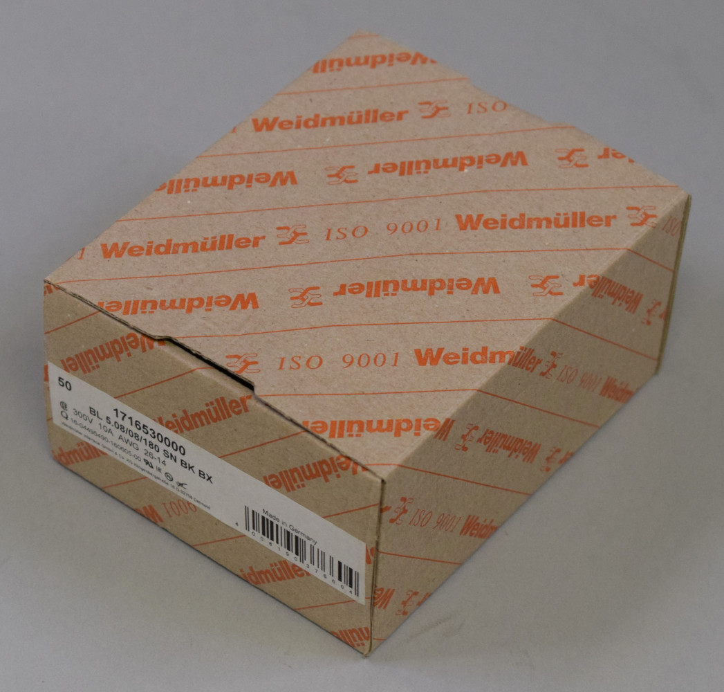 BL 5.08/08/180 SN BK BX 1716530000 New in sealed package
