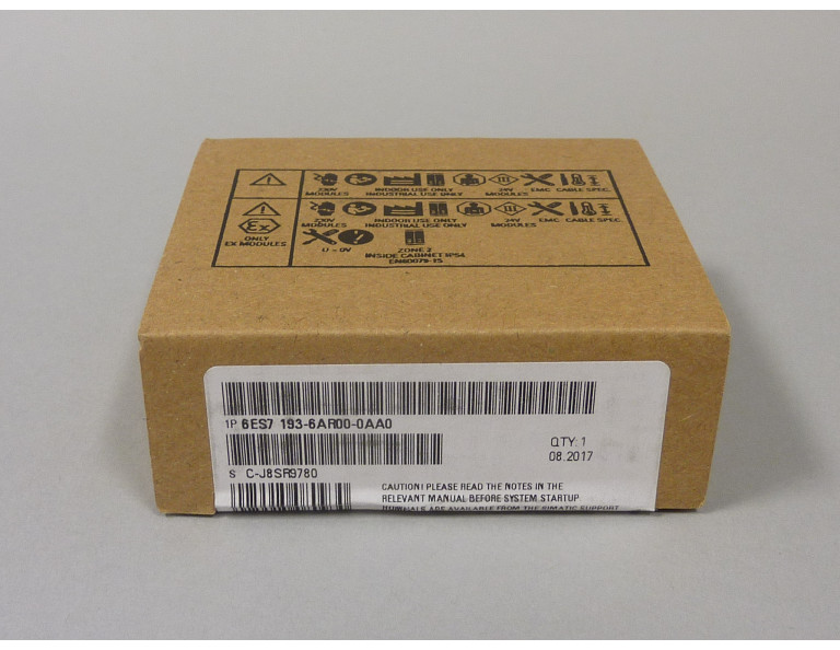 6ES7193-6AR00-0AA0 New in sealed package
