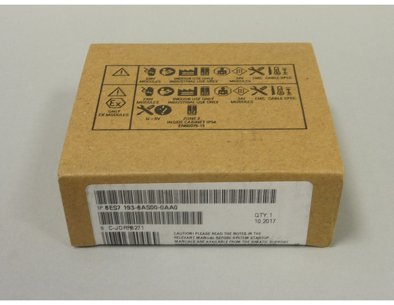 6ES7193-6AS00-0AA0 New in sealed package