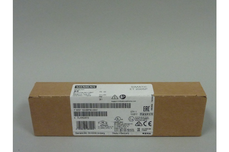 6ES7193-6BP40-0BA1 New in sealed package