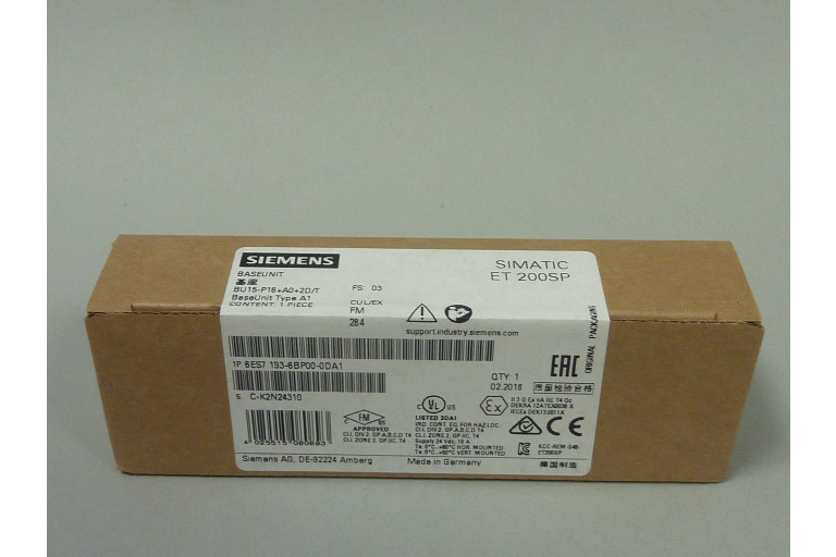 6ES7193-6BP00-0DA1 New in sealed package