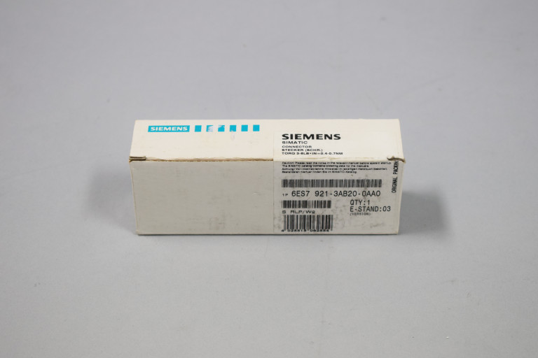 6ES7921-3AB20-0AA0 New in an open package