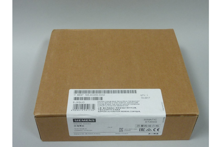 6ES7193-4CA50-0AA0 New in sealed package