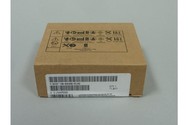 6ES7136-6BA00-0CA0 Ново в запечатана опаковка