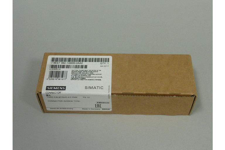 6ES7392-1AM00-0AA0 New in sealed package