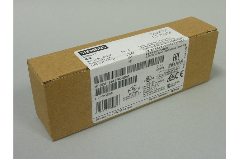 6ES7193-6BP00-0BA1 New in sealed package