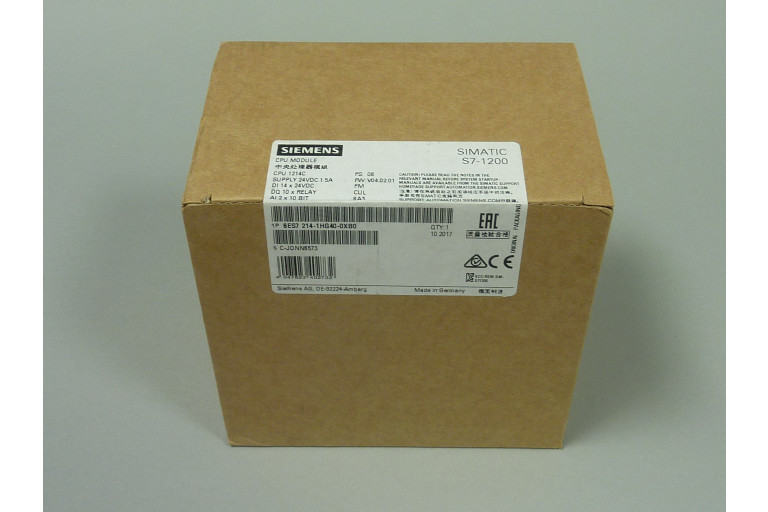 6ES7214-1HG40-0XB0 New in sealed package