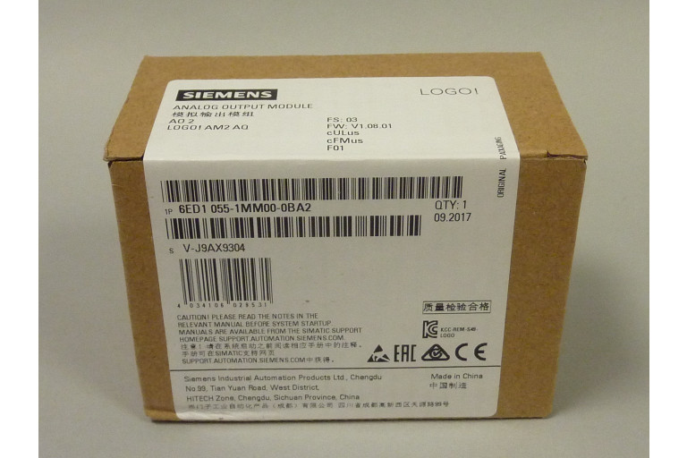 6ED1055-1MM00-0BA2 New in sealed package