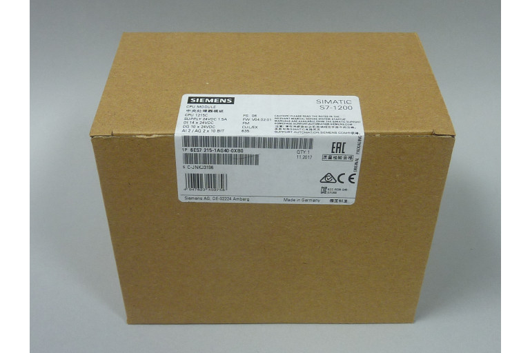 6ES7215-1AG40-0XB0 New in sealed package