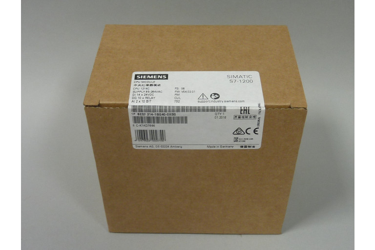 6ES7214-1BG40-0XB0 New in sealed package