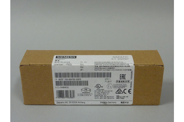 6ES7193-6BP20-0BF0 New in sealed package
